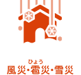 風災・雹（ひょう）災・雪災